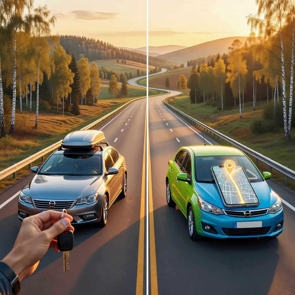 Аренда авто против каршеринга: что выгоднее для road trip по России?